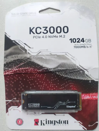 Фото SSD накопичувач Kingston KC3000 1024 GB (SKC3000S/1024G) від користувача Sergey