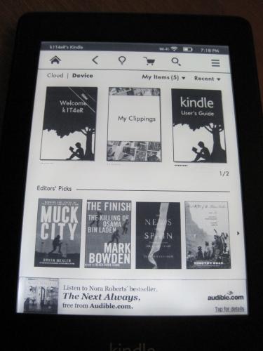 Фото Електронна книга з підсвічуванням Amazon Kindle Paperwhite від користувача k1T4eR