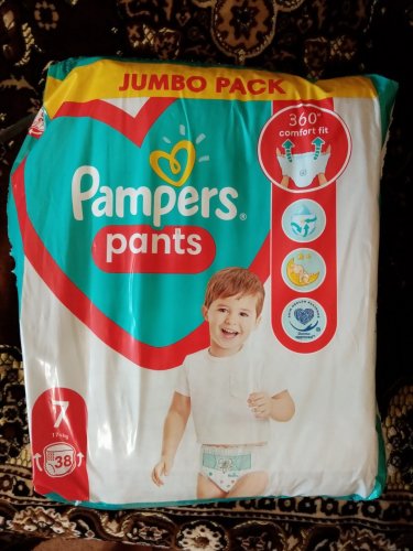 Фото Трусики-підгузки Pampers Pants 7, 38 шт від користувача iliamoskalenkose