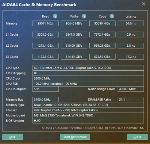 Фото Пам'ять для настільних комп'ютерів Corsair 64 GB (2x32GB) DDR5 6000 MHz Vengeance (CMK64GX5M2B6000C40) від користувача General Sergal