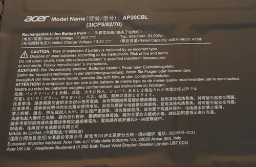 Фото Ноутбук Acer Aspire 5 A515-45 (NX.A82EU.00F) від користувача General Sergal
