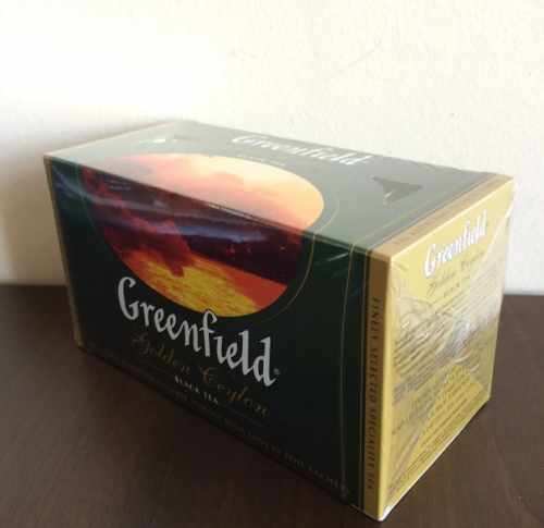 Фото чорний чай Greenfield Golden Ceylon 100 шт (4823096801704) від користувача loverguitar17