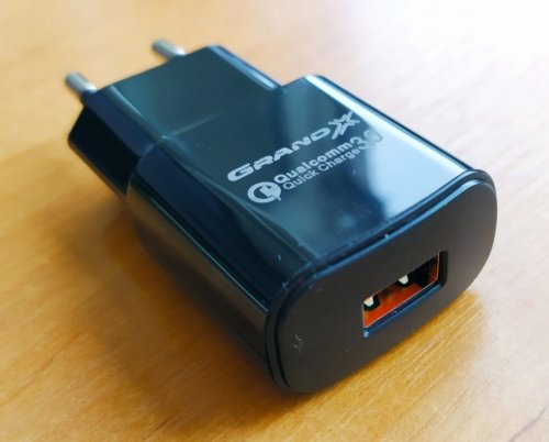 Фото Мережевий зарядний пристрій Grand-X CH-550B Quick Charge 3.0 Black від користувача Mexanik