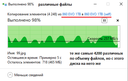 Фото SSD накопичувач Samsung 860 EVO 2.5 1 TB (MZ-76E1T0B) від користувача NewEXE