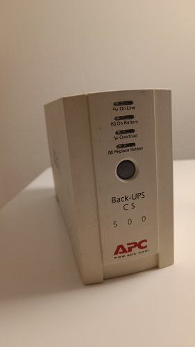 Фото Резервне ДБЖ APC Back-UPS CS 500VA (BK500-RS) від користувача QuickStarts