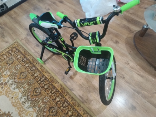 Фото Дитячий двоколісний велосипед VNC Wave AC 20" Black/Green (V9AC-20BA-BG) від користувача lordep
