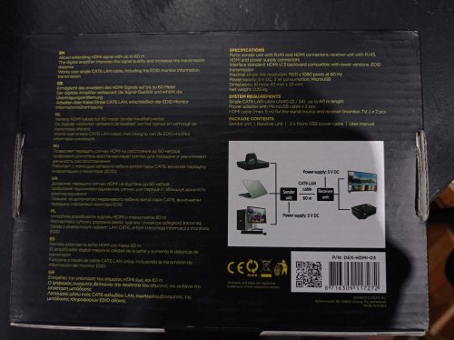 Фото Подовжувач Cablexpert DEX-HDMI-03 від користувача toxi