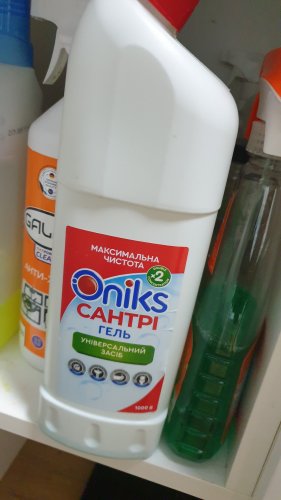 Фото Гель для прибирання Oniks Гель  Сантрі санітарно-гігієнічний 1 л (4820191760387) від користувача Sergey