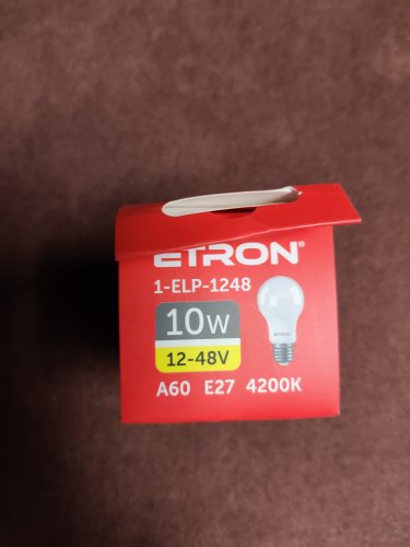 Фото Світлодіодна лампа LED Etron LED 12-48V 10W 4000K E27 (1-ELP-1248) від користувача Galaxy Chess
