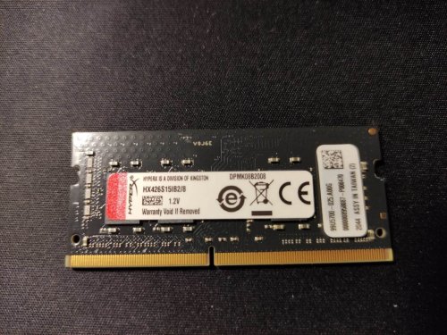 Фото Пам'ять для ноутбуків HyperX 8 GB DDR4 SO-DIMM 2666 MHz Impact (HX426S15IB2/8) від користувача kostyany4