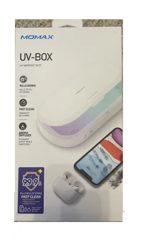 Фото Ультрафіолетовий бокс-стерилізатор Momax UV Box Sanitizer White (QU2W) від користувача Влад Некрасов