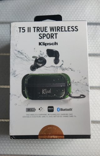 Фото Навушники TWS Klipsch T5 II True Wireless Sport Black від користувача N.George