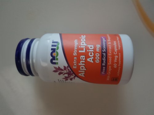 Фото Антиоксидант Now Alpha Lipoic Acid Extra Strength 600 mg 60 caps від користувача savaof