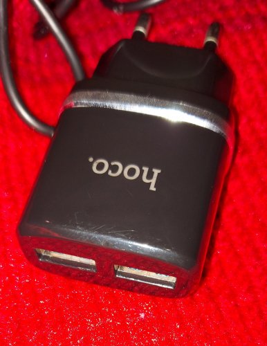 Фото Мережевий зарядний пристрій Hoco C12 2.4A 2USB Micro Black від користувача Seethe