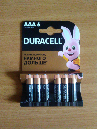 Фото Батарейка Duracell AAA bat Alkaline 6шт 5007758 від користувача SergeyProud
