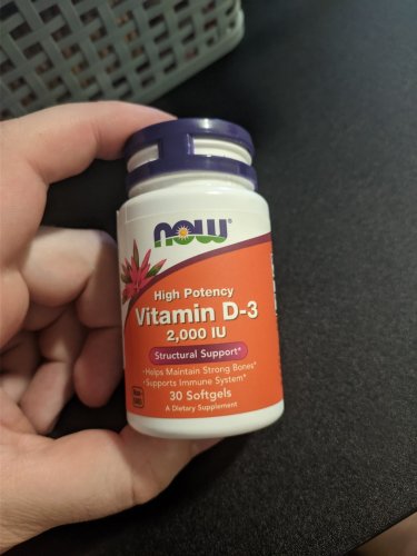 Фото Вітаміни Now Vitamin D-3 2000 IU 240 caps від користувача AnnLit