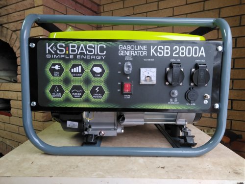 Фото Бензиновий генератор K&S BASIC KSB 2800A від користувача Andrii