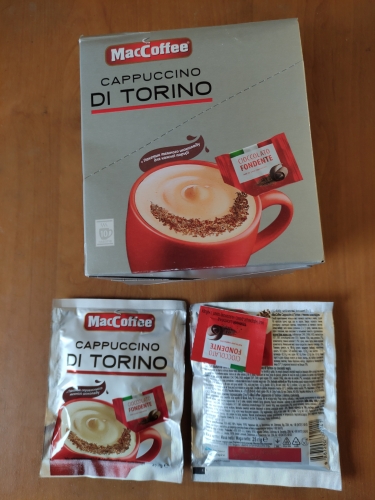 Фото Розчинна кава MacCoffee Di Torino розчинна  25 г 10 шт. (8887290002172) від користувача Eva