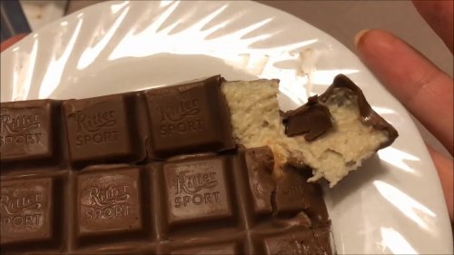 Фото Шоколад Ritter Sport молочный с начинкой кокос-молочный крем (22292110) 150 г (4000417298003) від користувача Ole5