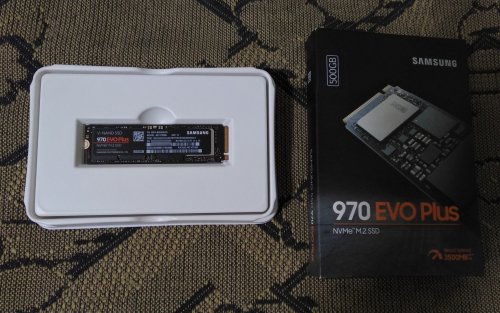 Фото SSD накопичувач Samsung 970 EVO Plus 500 GB (MZ-V7S500BW) від користувача 