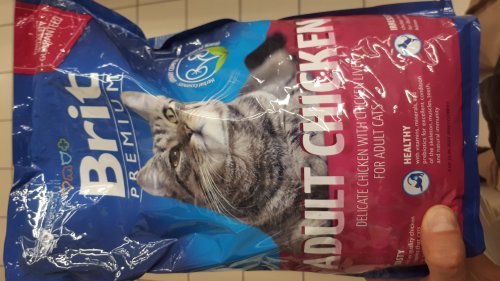 Фото Сухий корм Brit Premium Cat Adult Chicken 0,8 кг (8595602553044) від користувача Serhii Mykhelev