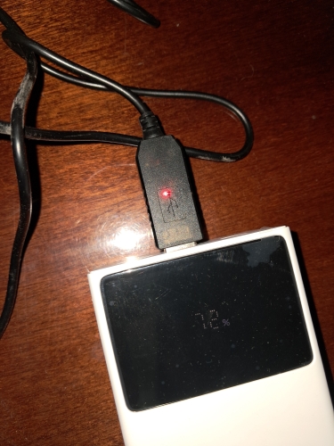 Фото Кабель DC ACCLAB USB to DC 5.5x2.1mm 12V 1m Black (1283126565120) від користувача Валерій