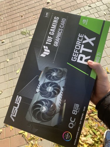 Фото Відеокарта ASUS TUF-RTX3060TI-O8G-V2-GAMING від користувача MisterEikon