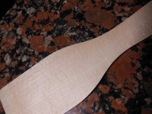 Фото лопатка кухонні Mazhura Лопатка деревянная косая бук 28 см (mz119270) від користувача 