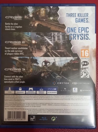 Фото Гра для PS4  Crysis Remastered Trilogy PS4 від користувача Славик Нестеренко