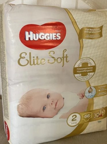 Фото Підгузки Huggies Elite Soft 4, 66 шт. від користувача Влад Некрасов