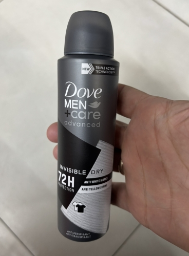 Фото чоловіча Dove Men+Care Antiperspirant антиперспірант від білих та жовтих плям 72 год. Invisibile Dry 150 мл від користувача Orestiv.