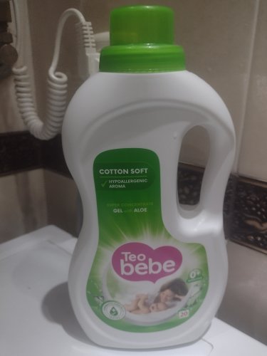 Фото Рідкий засіб для прання Teo Bebe Рідкий засіб для дитячої білизни Алоє 1,1 л (3800024045042) від користувача Уляна