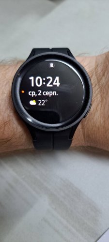 Фото Смарт-годинник Samsung Galaxy Watch5 Pro 45mm Black Titanium (SM-R920NZKA) від користувача Максим Ярошук