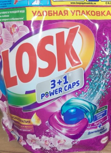 Фото Капсули для прання Losk Капсулы для стирки Ароматерапия Эфирные масла и Малазийский цветок 26 шт. (9000101534283) від користувача Mexanik