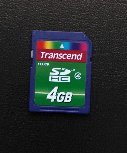 Фото Карта пам'яті Transcend 4 GB SDHC Class 4 TS4GSDHC4 від користувача 808