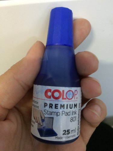 Фото  COLOP Краска штемпельная 801/2 25 мл (801/2 (бліст.) синя) від користувача Іринка Марчак