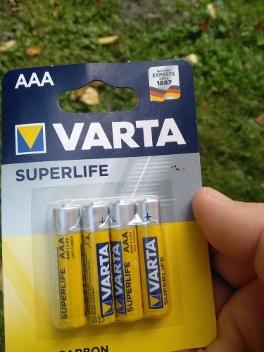 Фото Батарейка Varta AA bat Alkaline 4шт LONGLIFE EXTRA (04106101414) від користувача Odessamebel
