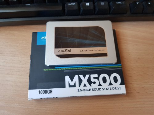 Фото SSD накопичувач Crucial MX500 2.5 1 TB (CT1000MX500SSD1) від користувача Иван Панченко