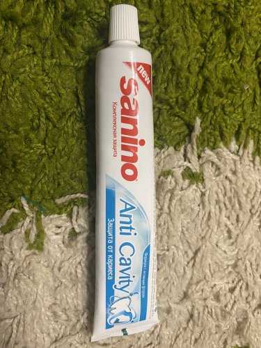 Фото  Sanino Зубная паста  Защита от кариеса, 50 мл (8690506471729) від користувача Iryna