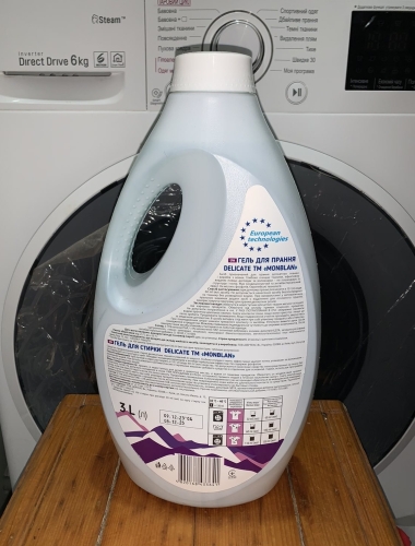 Фото Рідкий засіб для прання Monblan Гель для прання  Delicate 3 л (4820168433641) від користувача MarfaKobjucka