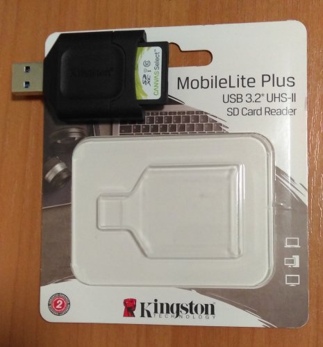 Фото Картрідер Kingston USB 3.1 SDHC/SDXC UHS-II MobileLite Plus (MLP) від користувача 