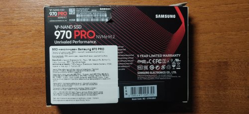 Фото SSD накопичувач Samsung 970 PRO 512 GB (MZ-V7P512BW) від користувача N.George