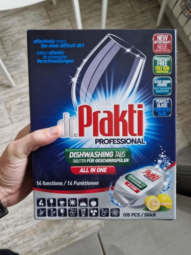 Фото таблетки для посудомийних машин Dr.Prakti Таблетки для ПММ 105 шт. 2,1 кг (5900308777114) від користувача 2364275