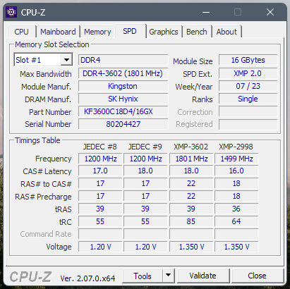 Фото Пам'ять для настільних комп'ютерів Kingston FURY 32 GB (2x16GB) DDR4 3600 MHz Beast Black (KF436C18BBK2/32) від користувача Кирил
