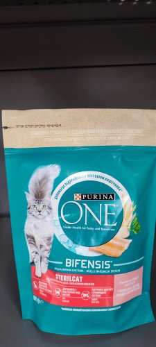 Фото Сухий корм Purina One Steril Cat Salmon & Wheat 200 г (7613034765239) від користувача BOSS