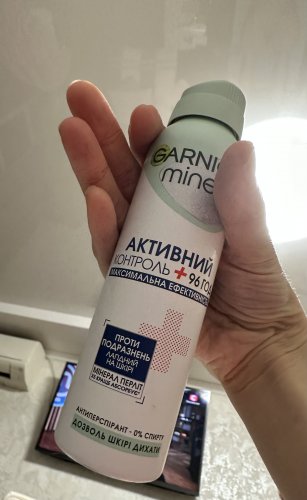 Фото дезодорант спрей Garnier Антиперспирант  Mineral Активный Контроль+ спрей 150 мл (3600542226561) від користувача Полеся