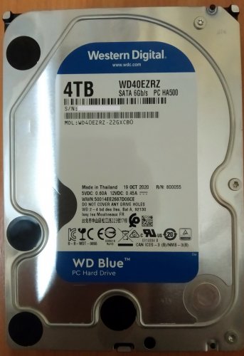 Фото Жорсткий диск WD Blue 4 TB (WD40EZRZ) від користувача Igorian