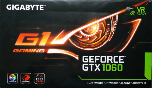 Фото Відеокарта GIGABYTE GeForce GTX 1060 G1 Gaming 3G (GV-N1060G1 GAMING-3GD) від користувача Oleksandr