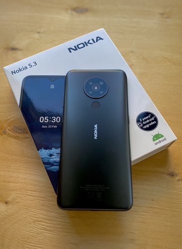 Фото Смартфон Nokia 5.3 4/64GB Charcoal від користувача Евгений Личко