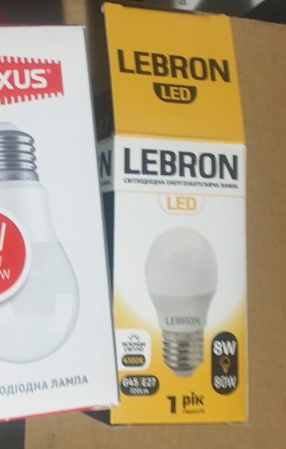 Фото Світлодіодна лампа LED Lebron LED L-G45 8W Е14 4100K 700Lm (LEB 11-12-28) від користувача Sergey